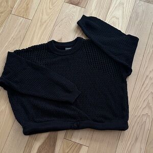 Sweaty Betty Tides open work sweater size small